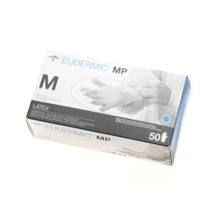 Box of Eudermic MP 12" High Risk Exam Gloves | Blue | Large
