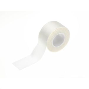Box of Medline Caring Cloth Silk Adhesive Tape White PRM260101H