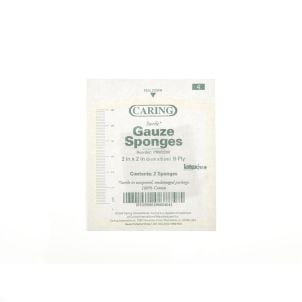 Box of Medline Caring Woven Sterile Gauze Sponges PRM2208
