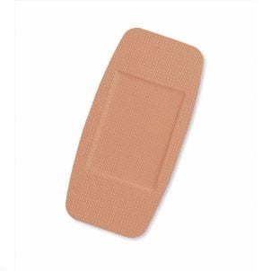 Box of Medline CURAD Plastic Adhesive Bandages Natural NON25504Z