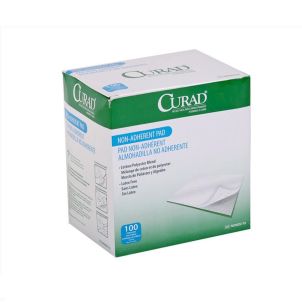 Box of Medline CURAD Sterile Non Adherent Pad NON25710