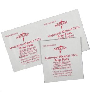 Box of Medline Medline Sterile Alcohol Pre Pads Medium MDS090735Z