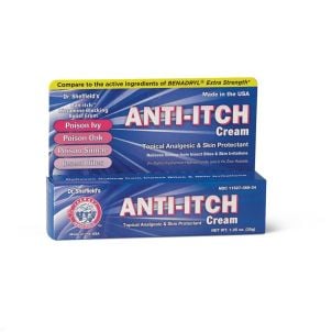 Box of SHEFFIELD PHARMACEUTICALS Anti Itch Allergy Cream OTC08812