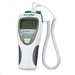 SureTemp Plus 690 Handheld Electronic Thermometer with Interchangeable Oral Probe Well, 4' Cord
