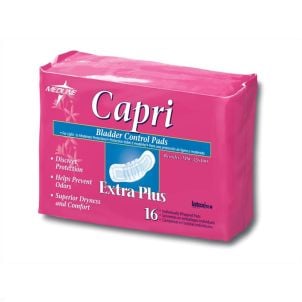Case of Capri Bladder Control Pads | 144 3" X 10.5"