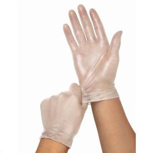 Case of Clear-Touch Vinyl Multi-Purpose Gloves | Large