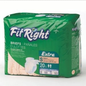 Case of FitRight Extra Briefs - Small | 80