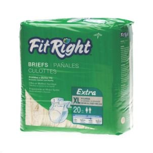 Case of FitRight Extra Briefs - X-Large | 80