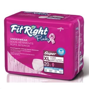 Case of FitRight Pink Protective Underwear - 68.00 | 80