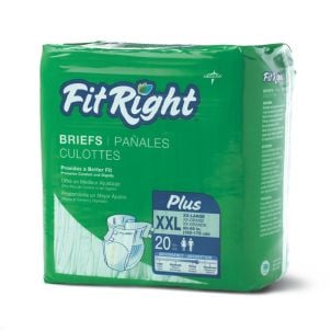Case of FitRight Plus Briefs - XX-Large | 80