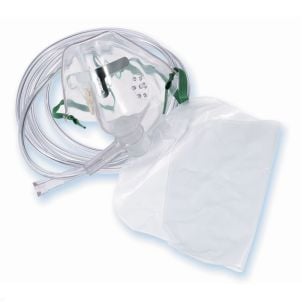 Case of Medline Adult Disposable Oxygen Masks Adult HCS4610B