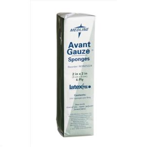 Case of Medline Avant Gauze Non Woven Non Sterile Sponges NON25224