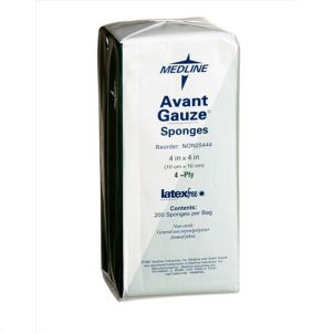 Case of Medline Avant Gauze Non Woven Non Sterile Sponges NON25444H