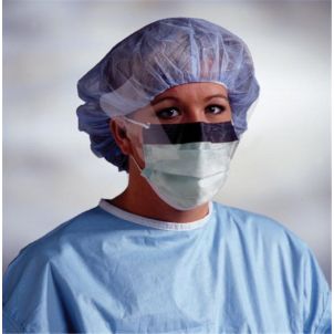 Medline Basic Procedure Face Masks Shield Blue NON27420EL