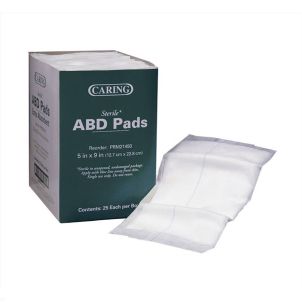 Case of Medline Caring Non Sterile Abdominal Pads PRM21451