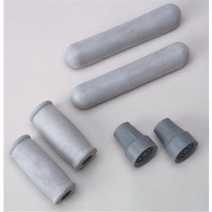Case of Medline Crutch Foam Hand Grip Gray MDS80268W