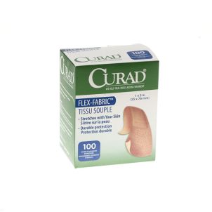 Case of Medline CURAD Fabric Adhesive Bandages Natural NON25660Z