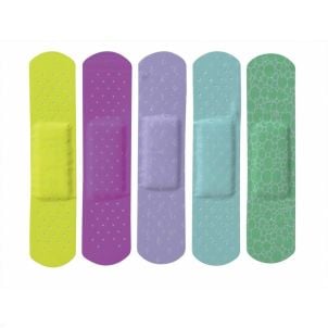 CURAD Neon Adhesive Bandages Natural, Medline NON256131Z