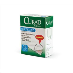 Case of Medline CURAD Sterile Non Stick Pads CUR47398