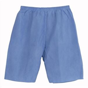 Medline Disposable Exam Shorts in Blue in X-Large NON27209XL X-Large