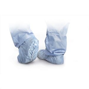 Medline Polypropylene Non-Skid Shoe Covers in Blue in X-Large CRI2003 X-Large