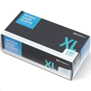 Case of Medline Powder Free Nitrile Exam Gloves Blue X Large MSN014