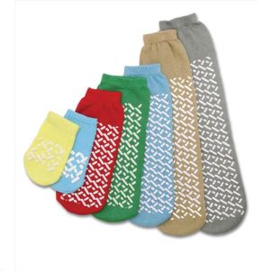 Medline Safety Skids Slippers in Gray in 2XL MDT211218XXLI 2XL