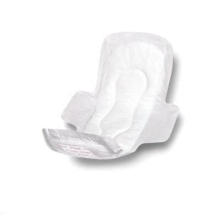 Case of Medline Sanitary Pads with Adhesive & Wings NON241289Z