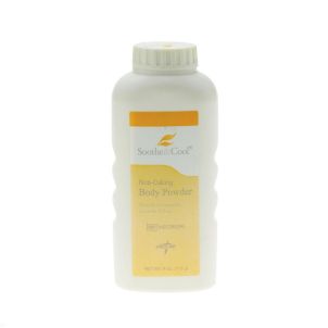 Case of Medline Soothe & Cool Cornstarch Body Powder MSC095390H