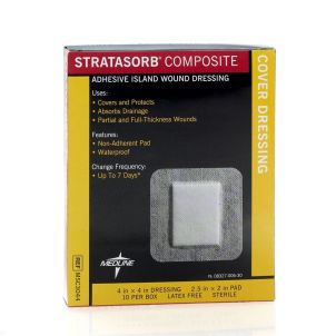Case of Medline Stratasorb Composite Dressings MSC3044Z