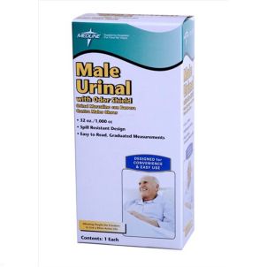 Case of Medline Supreme Urinals Clear DYND80235R