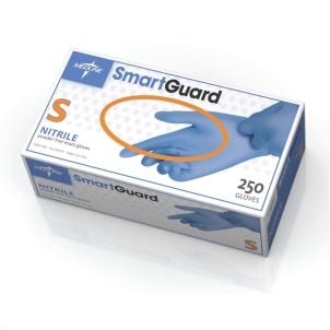 Case of Powder-Free Nitrile Exam Gloves | Blue | Small