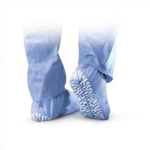 Pro Series Non-Skid Pro Series Spunbond Shoe Covers in Blue in X-Large NON28759 X-Large