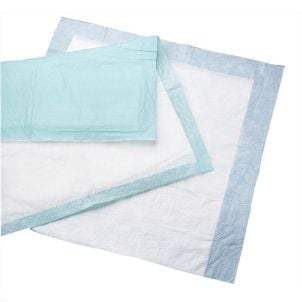Case of Protection Plus Polymer Underpads - Blue | 50 36" X 23"