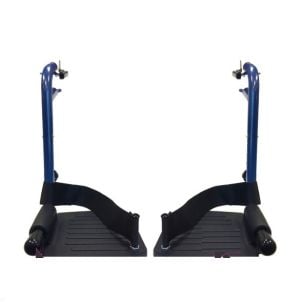Foot Rest For Nova Transport Chair, Blue Model 377b, 379b, 330b | CHT-32710