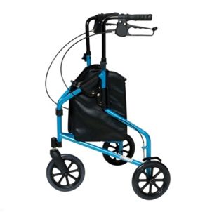 Lumex GF 3-Wheel Cruiser, Aluminum Rollator, Bondi Blue