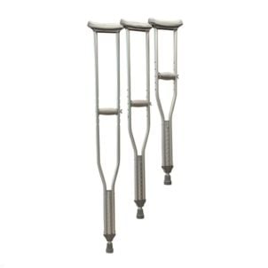 Grey Aluminum Aluminum Crutches - Roscoe Medical