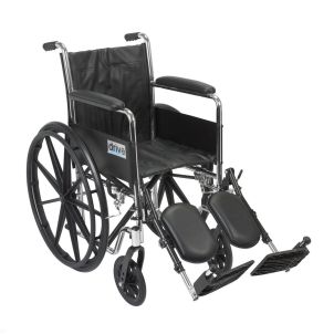 Chrome Sport Wheelchair Full Arms 