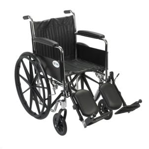 Chrome Sport Wheelchair Full Arms