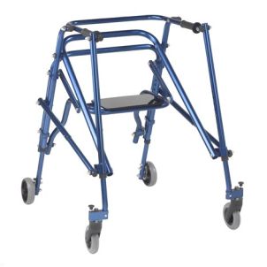 Wenzelite Large Nimbo Rehab Lightweight Blue Posterior Posture Walker Seat 