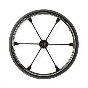 24 inch Rear Wheel with Hand Rim for Shuttle Extra-Wide Wheelchair