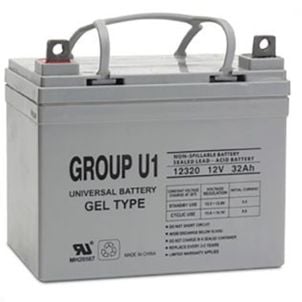 32Ah 12V Mobility Scooter Battery, Universal, L1 Terminal UB-U1