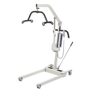 Bariatric Battery Powered Electric Patient Lift Four Point Cradle No Wall Mount