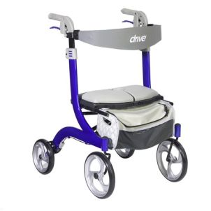 Blue Nitro DLX Euro Style Walker by Drive Medical RTL10266BL-HS