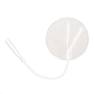  Electrodes, Foil Bag, 2.0" Round, White Cloth - Current Solutions