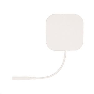  Electrodes, Foil Bag, 2.0" x 2.0", White Foam - Current Solutions
