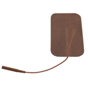  Electrodes, Foil Bag, 2.0" x 3.5", Tan Cloth - Current Solutions
