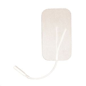  Electrodes, Foil Bag, 2.0" x 3.5", White Cloth - Current Solutions