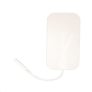  Electrodes, Foil Bag, 2.0" x 3.5", White Foam - Current Solutions