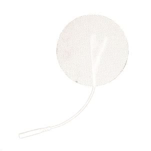  Electrodes, Foil Bag, 3.0" Round, White Cloth - Current Solutions